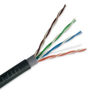 Cable UTP Cat 5E 100% Cobre Exterior x 305 mts
