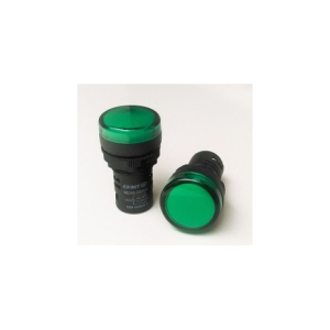 Piloto Led Luminoso 22mm Verde